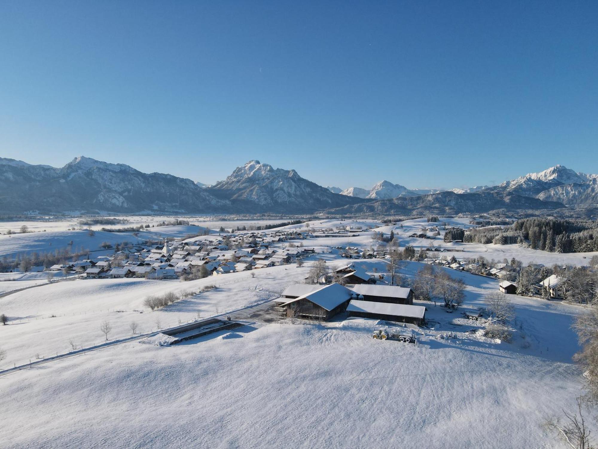 - - Biohof Stoeger - Panoramasuedbalkon - Grandiose Aussicht Auf See, Berge Und Schloss Neuschwanstein *