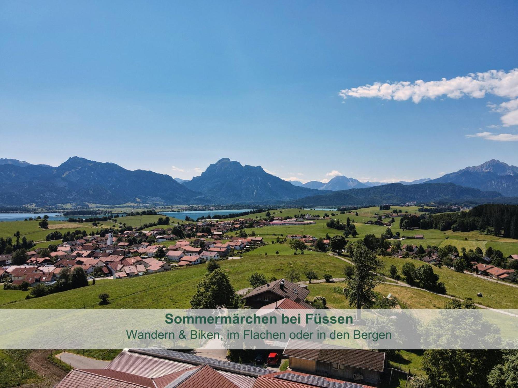 - - Biohof Stoeger - Panoramasuedbalkon - Grandiose Aussicht Auf See, Berge Und Schloss Neuschwanstein