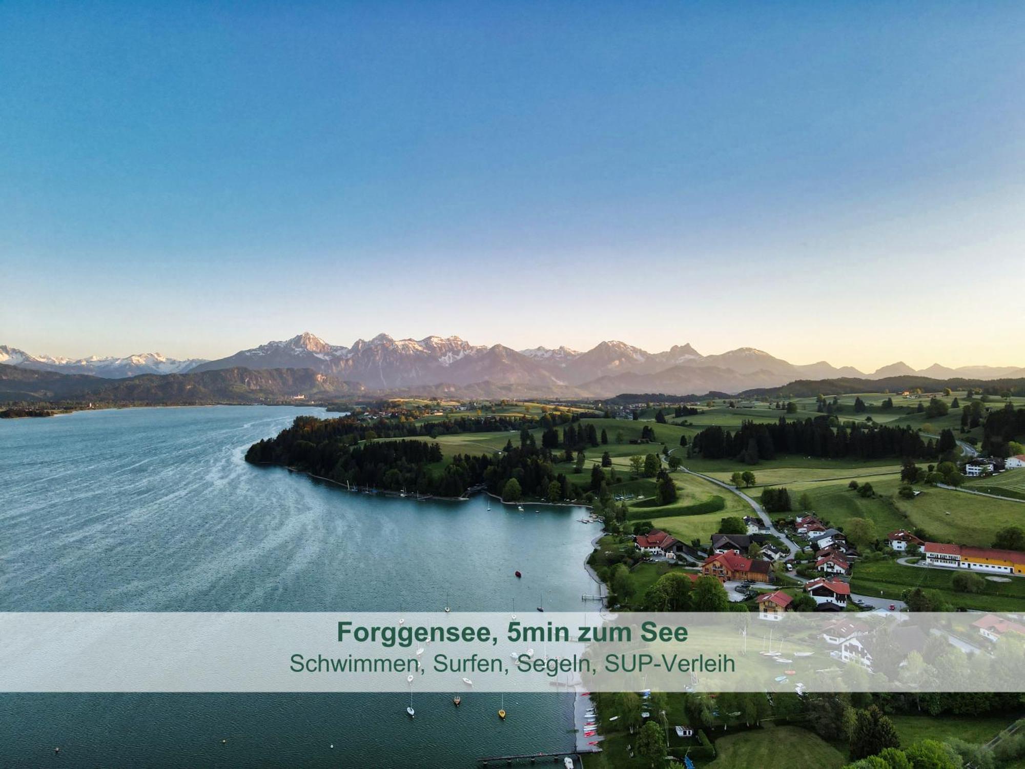 - - Biohof Stoeger - Panoramasuedbalkon - Grandiose Aussicht Auf See, Berge Und Schloss Neuschwanstein Apartment