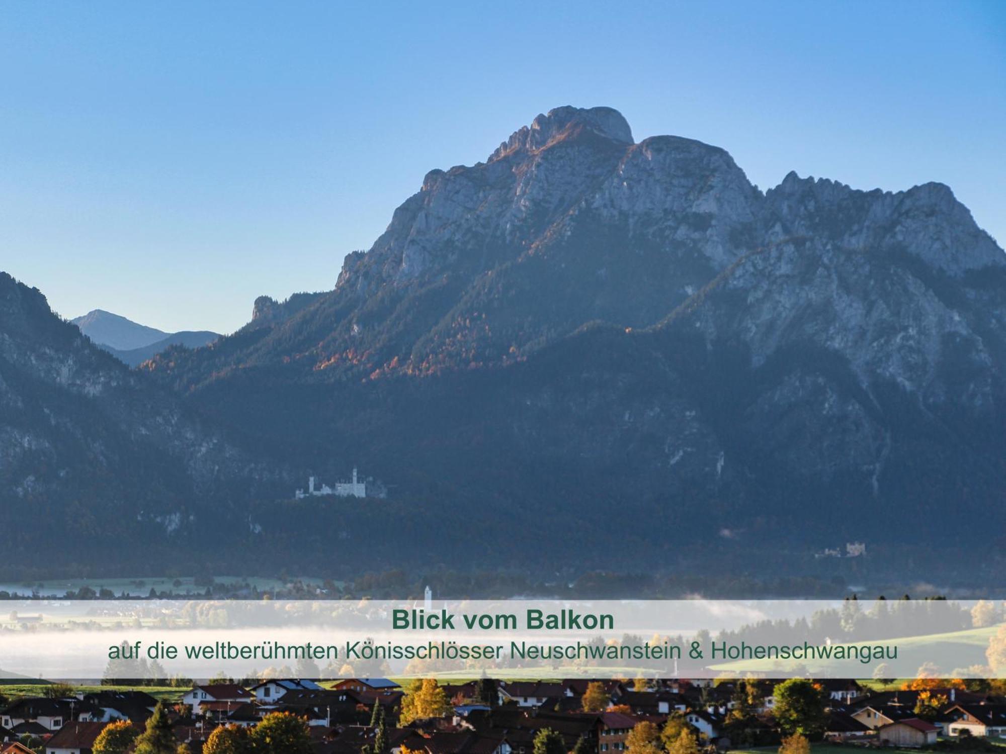 Apartment - - Biohof Stoeger - Panoramasuedbalkon - Grandiose Aussicht Auf See, Berge Und Schloss Neuschwanstein *